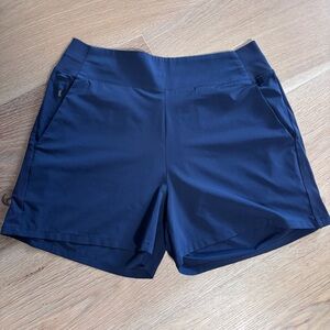 Athleta Navy Brooklyn Shorts | 10 | Mid-rise |Casual | Active | Beach